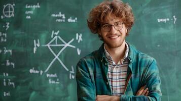 Young Mathematicians Joy Portrait of a Promising Future in Math Education photo