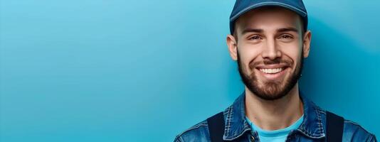 Young Locksmiths Joyous Dedication A Colorful Portrait of Career Fulfillment photo