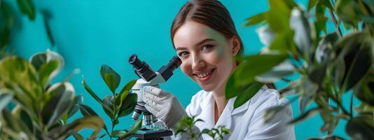Zoologist Diligently Studying Colorful Species for Wildlife Conservation photo
