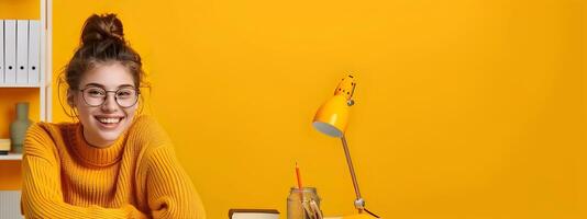 Young Proofreaders Joy A Vivid Portrayal of Success in Text Editing photo