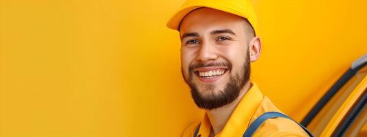 Dedicated Parking Attendant Exemplifies Professionalism with a Warm Smile photo