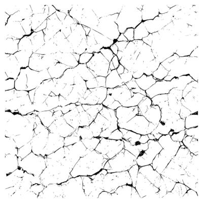 Abstract Cracked Line Pattern Illustration