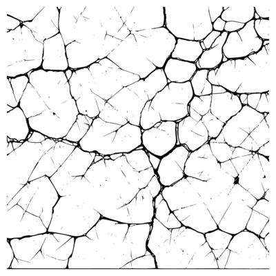 Abstract Cracked Line Grunge Pattern Illustration