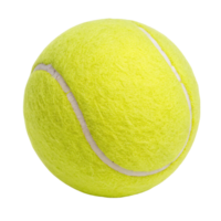 Detailed view of a tennis ball texture and stitching, emphasizing its iconic color and practical design png