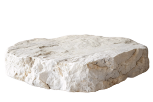 A cylindrical stone platform with a smooth top and textured edges, resembling a minimalist platform or natural base for display png