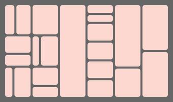 A pink square pattern on a gray background vector