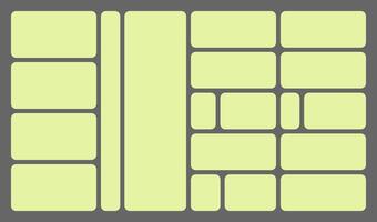 A square grid with a few squares on it vector