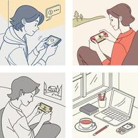 Tech Gadget Graphics vector