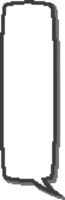 Pixel speech bubble for game design. Retro chat box for dialog comment and messages. Conversation balloon shape. 8 bit cartoon element png