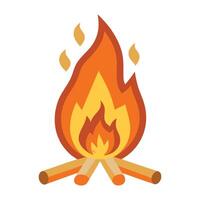 bonfire icon illustration isolated vector