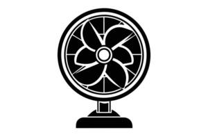 Vintage-Style Fan Icon in Graphics vector