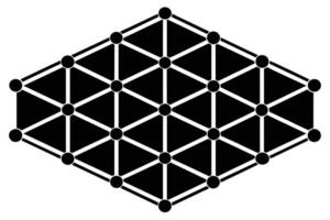 Abstract geometric pattern design in Adobe Illustrator. vector