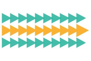 Geometric Arrow Pattern Seamless Repeat for Design vector