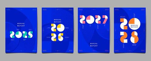 Annual Report, template layout design ,flat design background. vector