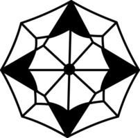 Octagon shape icon in hand draw style vector