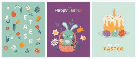 Set of greeting cards. vector