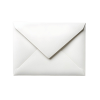 Plain White Envelope Isolated on Transparent Background png