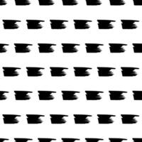 Seamless pattern with black marker on white background. illustration vector