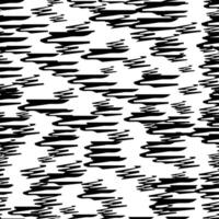 Seamless pattern with black pencil brushstrokes in abstract shapes on background. illustration vector