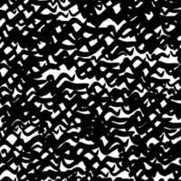 Seamless with black wavy grunge strokes vector