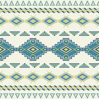Aztec seamless pattern. Vintage soft colors. Can be used to web design, fabric design, printing on T-shirts, bags, decorative paper, etc. Swatches of seamless pattern included in the file. vector