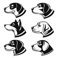 Puppy Expressions Icon Set vector