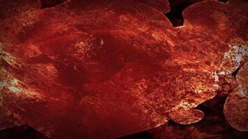 Abstract 3 Orange Stones is an abstract animated shapes and organic rock-like formations in motion with a warm fiery earth-tone feel. video