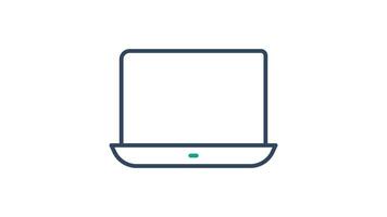 Online payment animated icon. animated icon related to bill and payment. suitable for user interface, provide visual feedback and more. alpha channel video