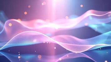 Translucent Waves Ethereal Textures with Soft Hues and Delicate Shimmering Light video