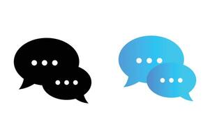 Chat Dialogue Icon for Messaging Apps, chat notification icon, messaging icon, chatbot icon, chat symbol vector