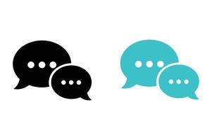 Chat Dialogue Icon for Websites, chat notification icon, messaging icon, chatbot icon, chat symbol vector