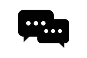 Chat Dialogue Icon , chat notification icon, messaging icon, chatbot icon, chat symbol vector