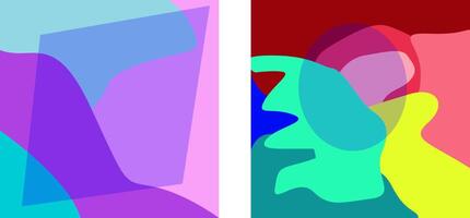 Geometric colored abstract background. Smooth transitions of iridescent colors. Rainbow backdrop. vector