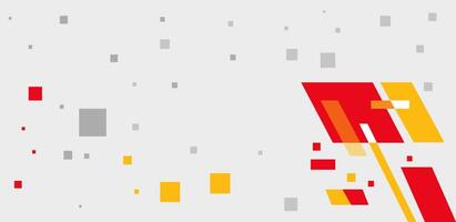 a red, yellow and grey abstract background vector