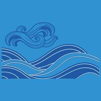 Modern Abstract Wave Background Perfect for Brochures Designs vector
