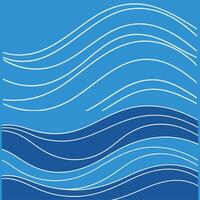 Abstract Wave Background . vector