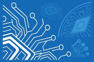 Board Background Hi Tech Digital Innovation vector