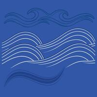 Modern Abstract Wave Background. vector