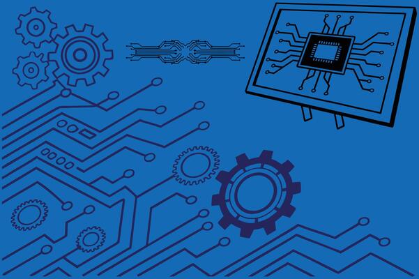 Circuit Board Background Hi Tech Digital Innovation