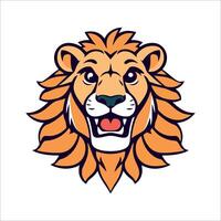 Lion Sticker Design Design. vector