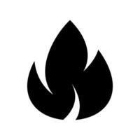 A simple icon that symbolizes flame vector