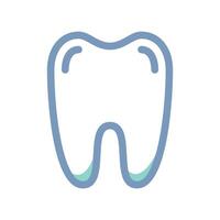 A simple icon that illustrates tooth vector