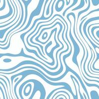Abstract Pattern with Organic Swirls in Light Blue and White vector