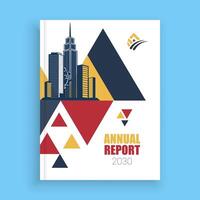 annual report cover design Template Layout vector