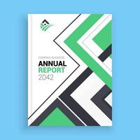 The annual report cover design Template Layout vector