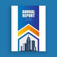annual report cover designTemplate Layout design vector