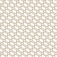 Trendy Creative Geometric Cube Seamless Pattern vector