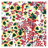 A lively and colorful repeat print pattern featuring a multitude of hues arranged in an intricate design. vector
