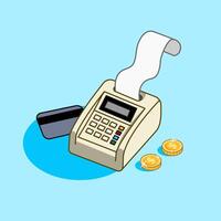 Illustration of EDC Electronic Data Capture, Cartoon Design vector