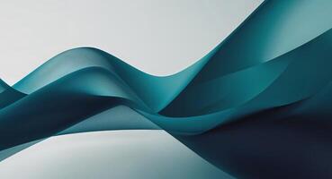 Abstract Digital Composition with Teal and Navy Blue Gradients and Diagonal Lines. photo